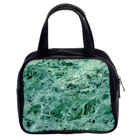 12x12 Gemstone Green Marble Classic Handbag (Two Sides) from ArtsNow.com Front