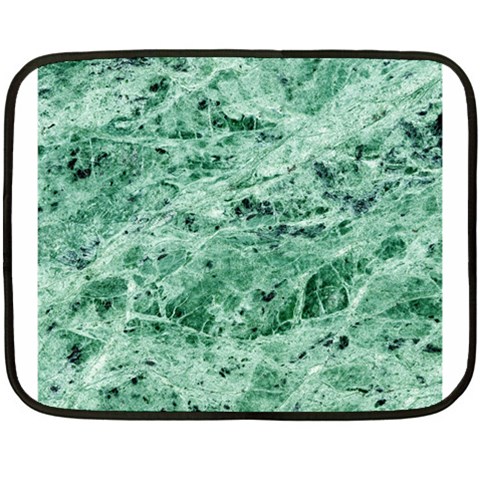 12x12 Gemstone Green Marble Mini Fleece Blanket(Two Sides) from ArtsNow.com 35 x27  Blanket Front