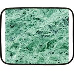 12x12 Gemstone Green Marble Mini Fleece Blanket(Two Sides)