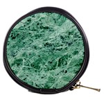 12x12 Gemstone Green Marble Mini Makeup Bag