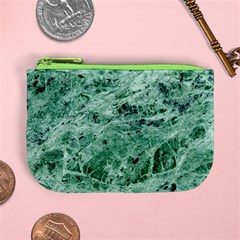 12x12 Gemstone Green Marble Mini Coin Purse from ArtsNow.com Front