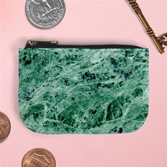 12x12 Gemstone Green Marble Mini Coin Purse from ArtsNow.com Front