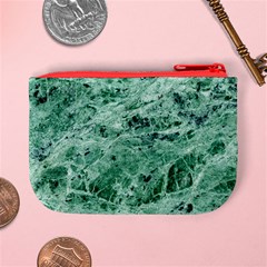 12x12 Gemstone Green Marble Mini Coin Purse from ArtsNow.com Back