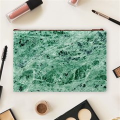 12x12 Gemstone Green Marble Cosmetic Bag (Large) from ArtsNow.com Back