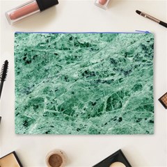 12x12 Gemstone Green Marble Cosmetic Bag (XL) from ArtsNow.com Back