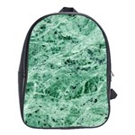 12x12 Gemstone Green Marble School Bag (Large)