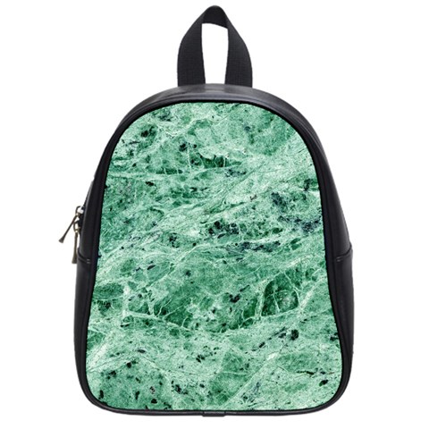 12x12 Gemstone Green Marble School Bag (Small) from ArtsNow.com Front