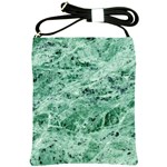 12x12 Gemstone Green Marble Shoulder Sling Bag