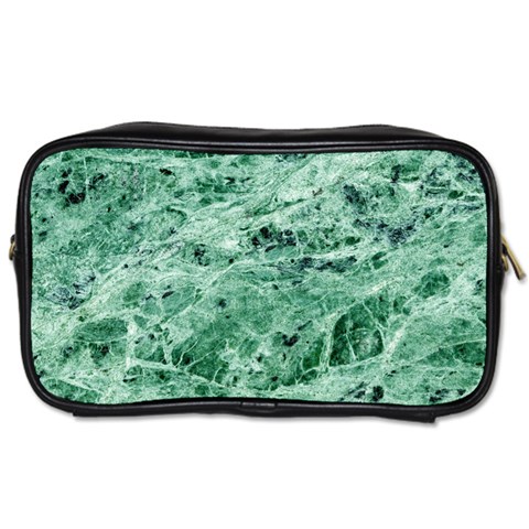 12x12 Gemstone Green Marble Toiletries Bag (One Side) from ArtsNow.com Front