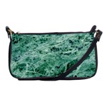 12x12 Gemstone Green Marble Shoulder Clutch Bag