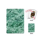 12x12 Gemstone Green Marble Playing Cards (Mini)