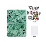 12x12 Gemstone Green Marble Playing Cards 54 (Mini)