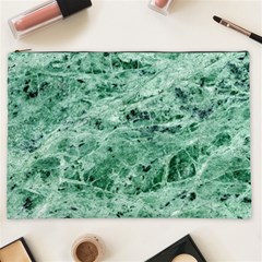 12x12 Gemstone Green Marble Cosmetic Bag (XXL) from ArtsNow.com Front