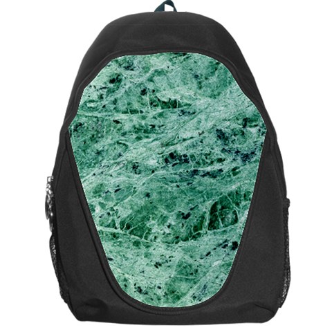 12x12 Gemstone Green Marble Backpack Bag from ArtsNow.com Front