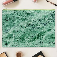 12x12 Gemstone Green Marble Cosmetic Bag (XXXL) from ArtsNow.com Front