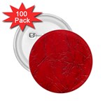 Leather Look & Skins Cracked Red Leather 2.25  Button (100 pack)