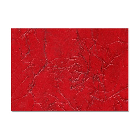 Leather Look & Skins Cracked Red Leather Sticker A4 (100 pack) from ArtsNow.com Front