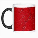 Leather Look & Skins Cracked Red Leather Morph Mug