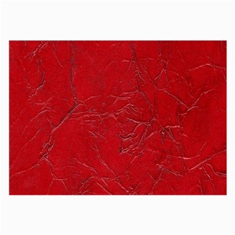 Leather Look & Skins Cracked Red Leather Glasses Cloth (Large) from ArtsNow.com Front