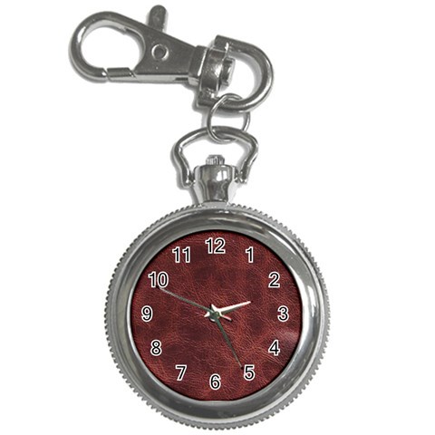 Leather Look & Skins Capri Brown Key Chain Watch from ArtsNow.com Front