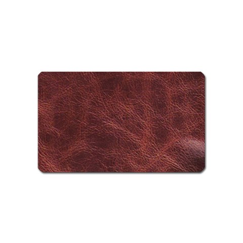 Leather Look & Skins Capri Brown Magnet (Name Card) from ArtsNow.com Front