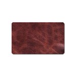 Leather Look & Skins Capri Brown Magnet (Name Card)