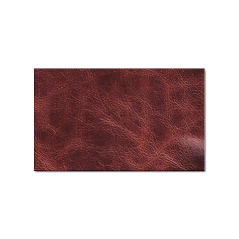 Leather Look & Skins Capri Brown Sticker Rectangular (10 pack) from ArtsNow.com Front