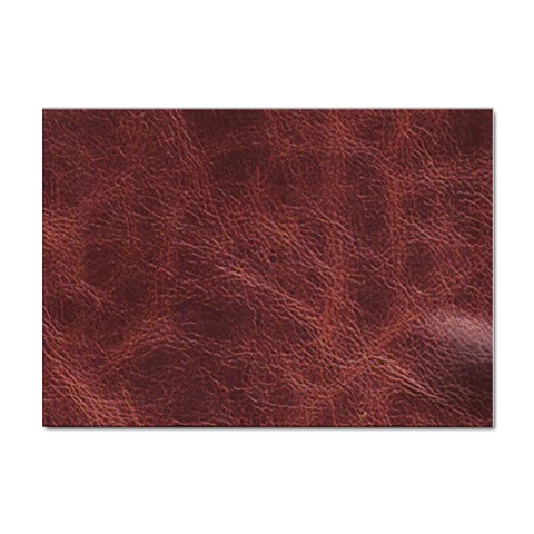 Leather Look & Skins Capri Brown Sticker A4 (10 pack) from ArtsNow.com Front