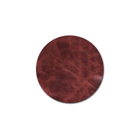 Leather Look & Skins Capri Brown Golf Ball Marker from ArtsNow.com Front