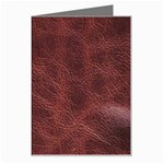 Leather Look & Skins Capri Brown Greeting Card