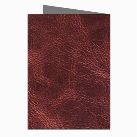 Leather Look & Skins Capri Brown Greeting Cards (Pkg of 8) from ArtsNow.com Right