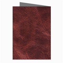 Leather Look & Skins Capri Brown Greeting Cards (Pkg of 8) from ArtsNow.com Right