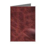 Leather Look & Skins Capri Brown Mini Greeting Card