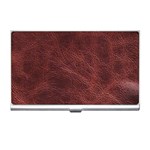 Leather Look & Skins Capri Brown Business Card Holder