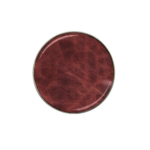 Leather Look & Skins Capri Brown Hat Clip Ball Marker from ArtsNow.com Front