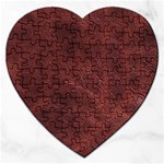 Leather Look & Skins Capri Brown Jigsaw Puzzle (Heart)