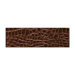 Leather Look & Skins Brown Crocodile Sticker (Bumper)