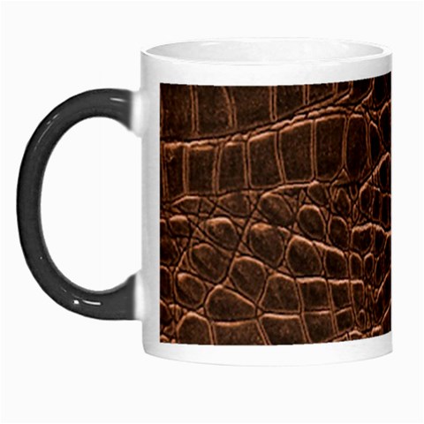 Leather Look & Skins Brown Crocodile Morph Mug from ArtsNow.com Left