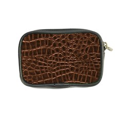 Leather Look & Skins Brown Crocodile Coin Purse from ArtsNow.com Back