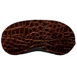 Leather Look & Skins Brown Crocodile Sleeping Mask