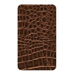 Leather Look & Skins Brown Crocodile Memory Card Reader (Rectangular)