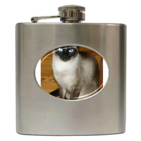 Your design Hip Flask (6 oz) from ArtsNow.com Front