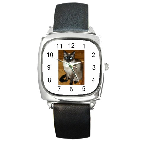 Your design Square Metal Watch from ArtsNow.com Front